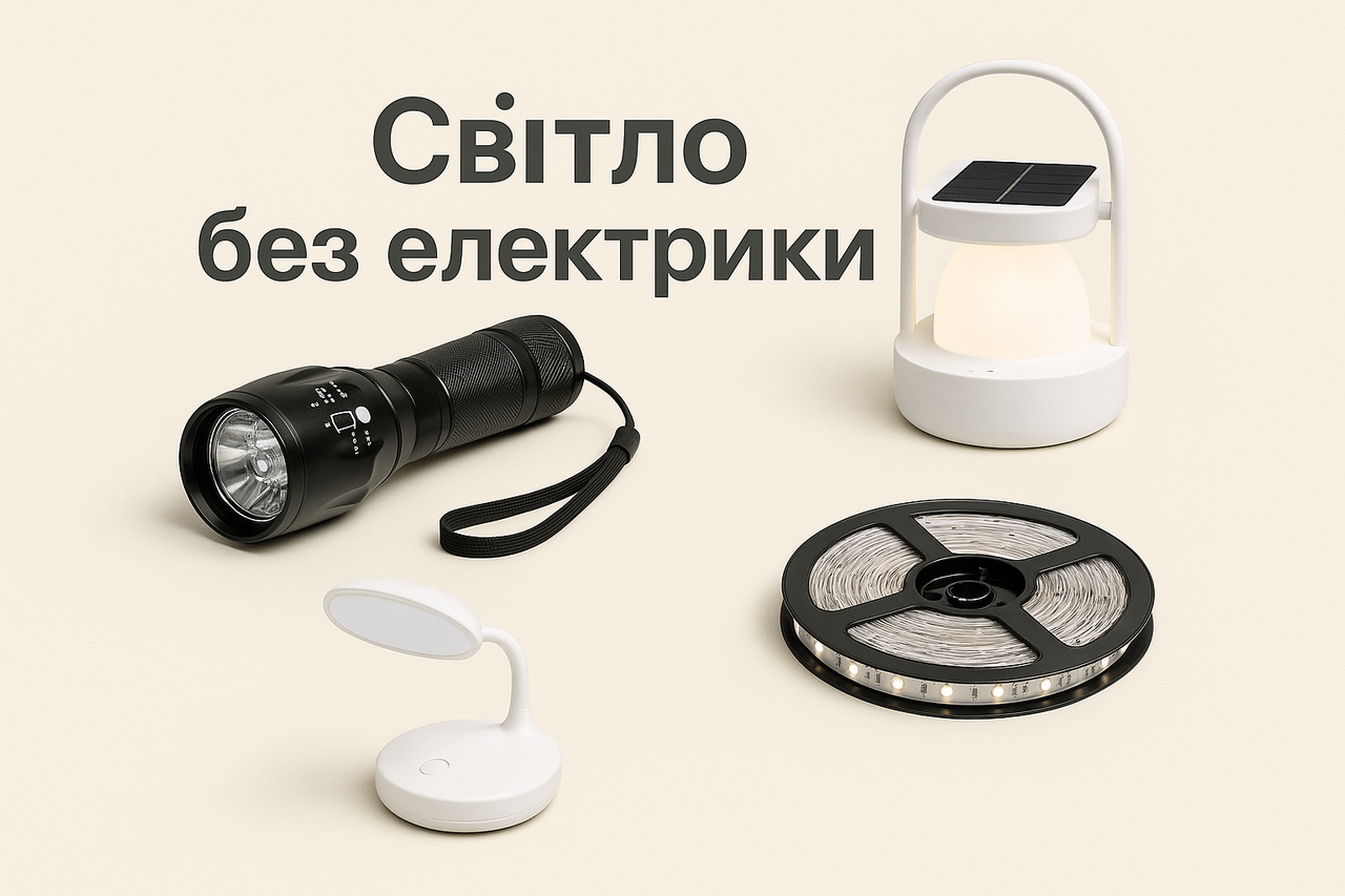 Світло без електрики: як освітлити дім у періоди блекаутів